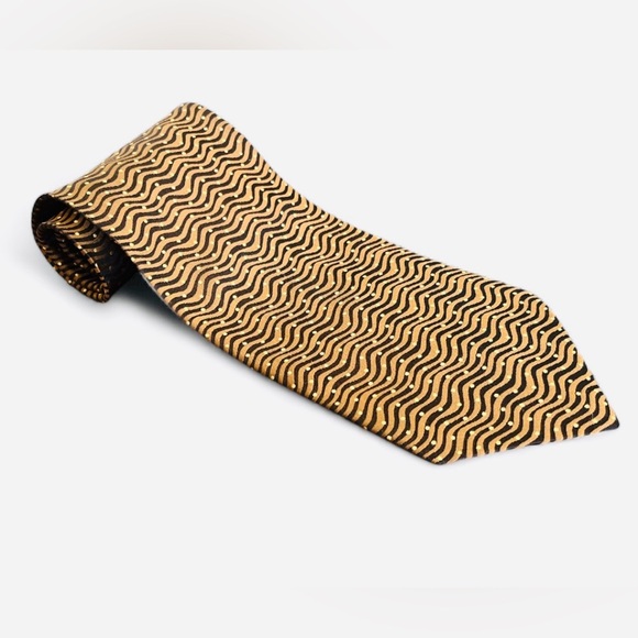 DANIEL DE FASSON Other - Brown Patterned Men's Tie